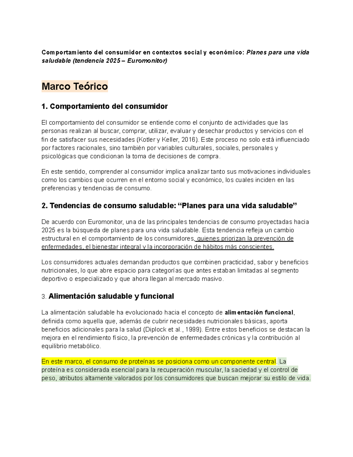 Investigación II - FDDFD: Comportamiento del Consumidor y Tendencias ...