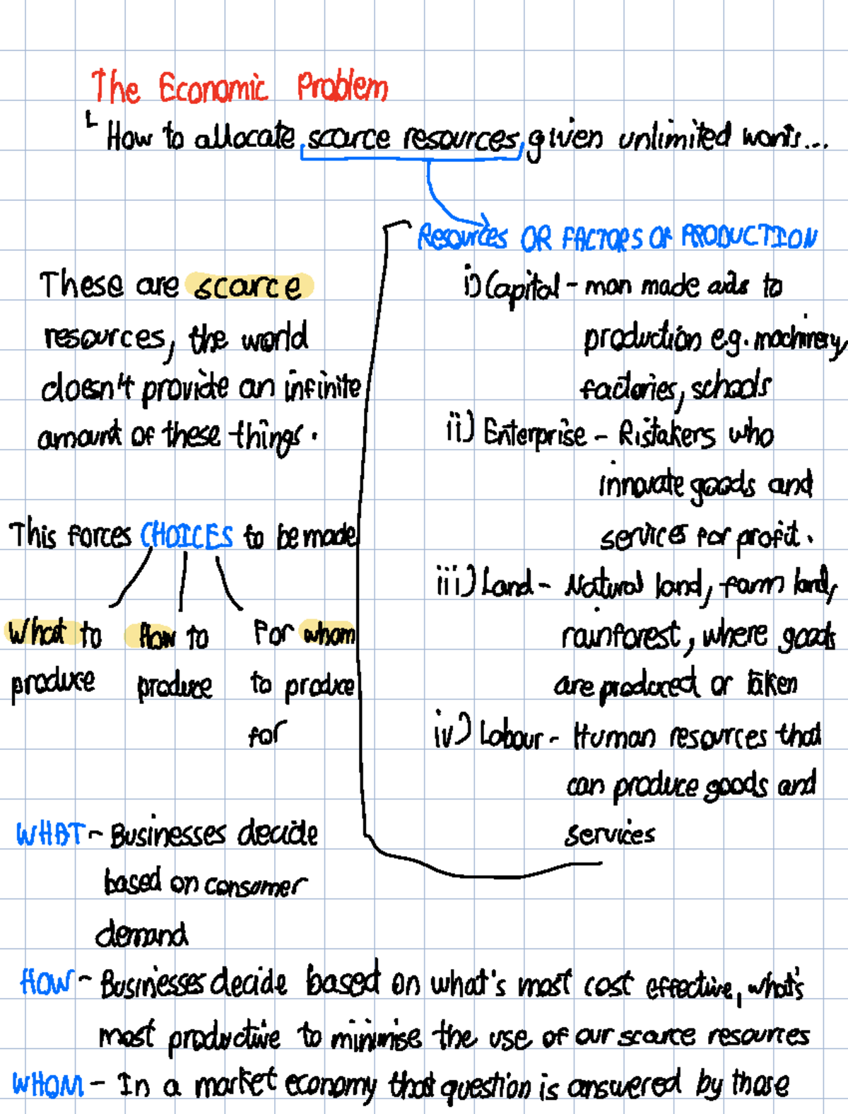 ECO 101 Lecture Notes: The Economic Problem & Resource Allocation - Studocu