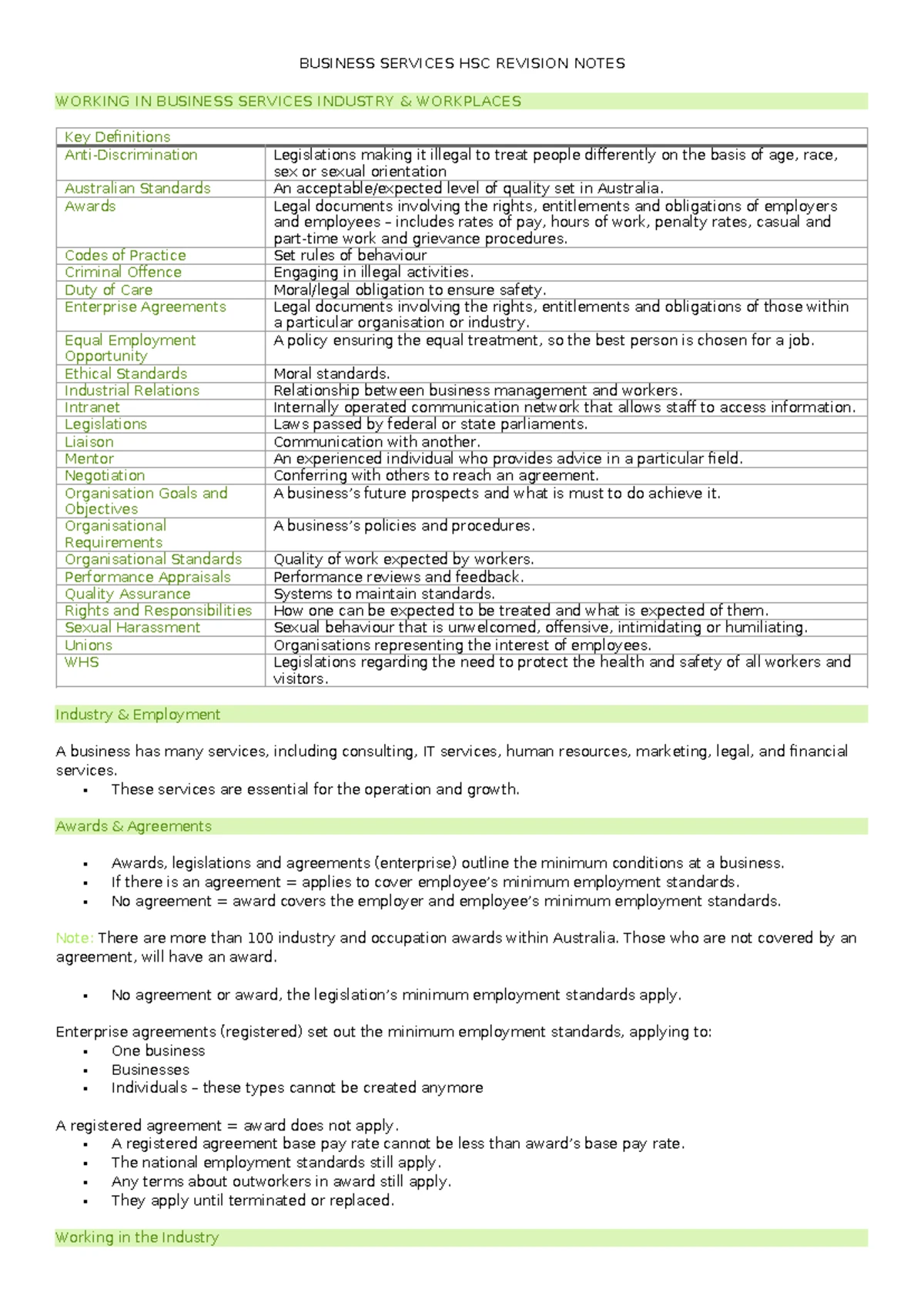 Business Studies HSC Revision Notes: Marketing Strategies & Concepts ...