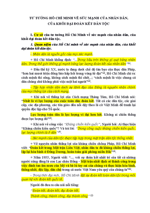 [Solved] Trong qu trnh hnh thnh t tng ca mnh H Ch Minh tip thu nhng gi ...