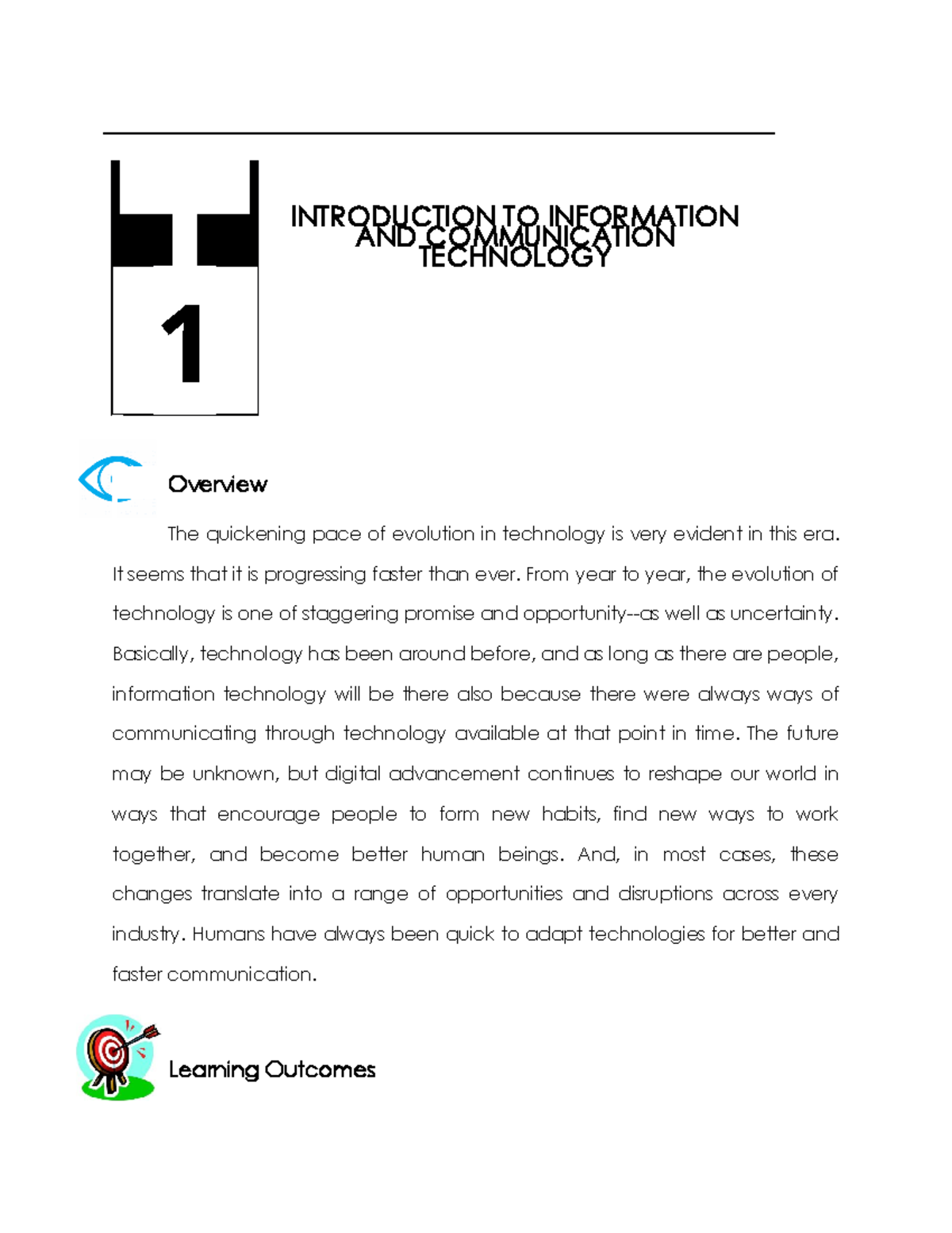 Introduction to ICT - Notes on Living in the Digital Era - Studocu