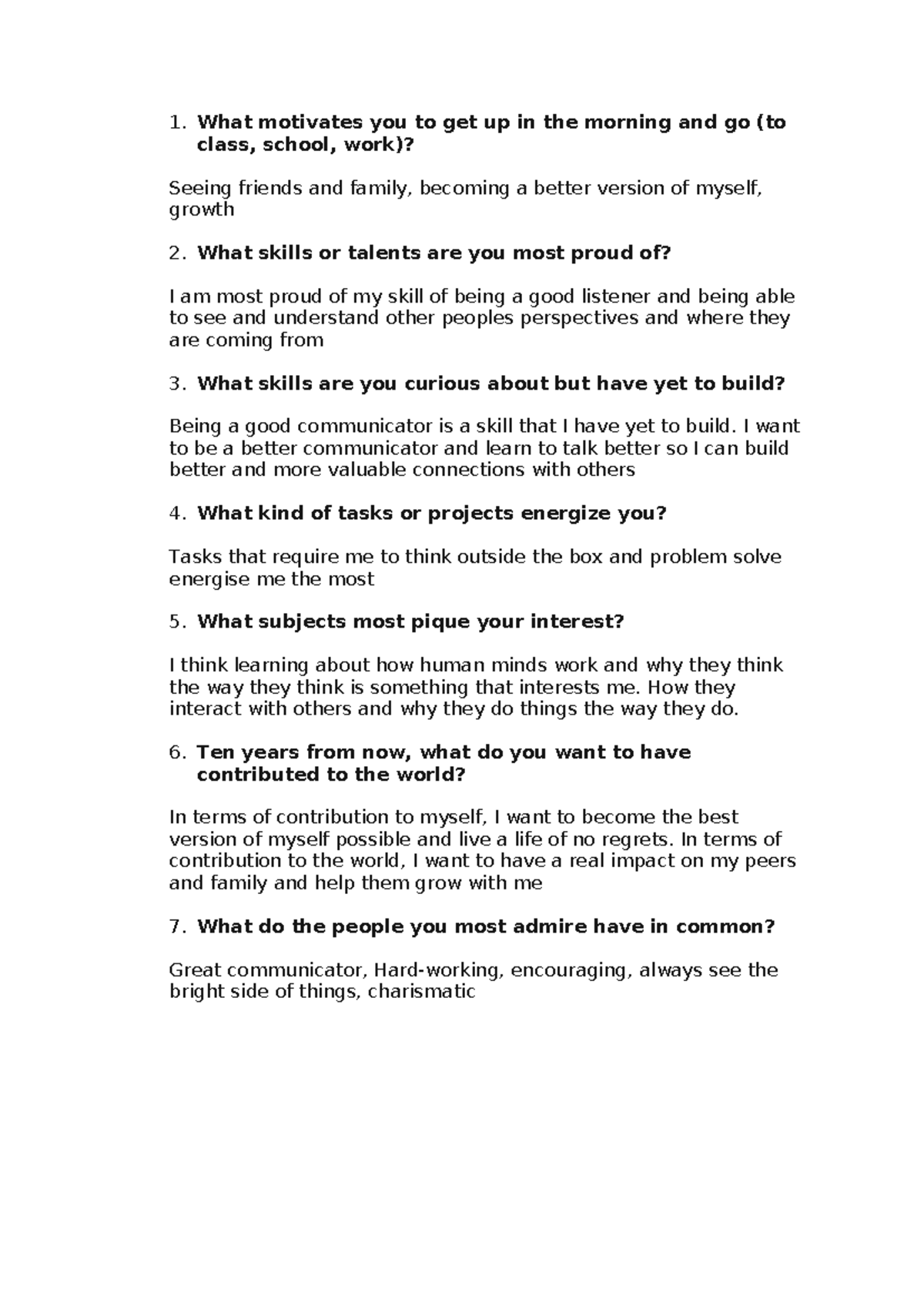 BUSI522 - Personal Reflection and Growth Insights - Studocu