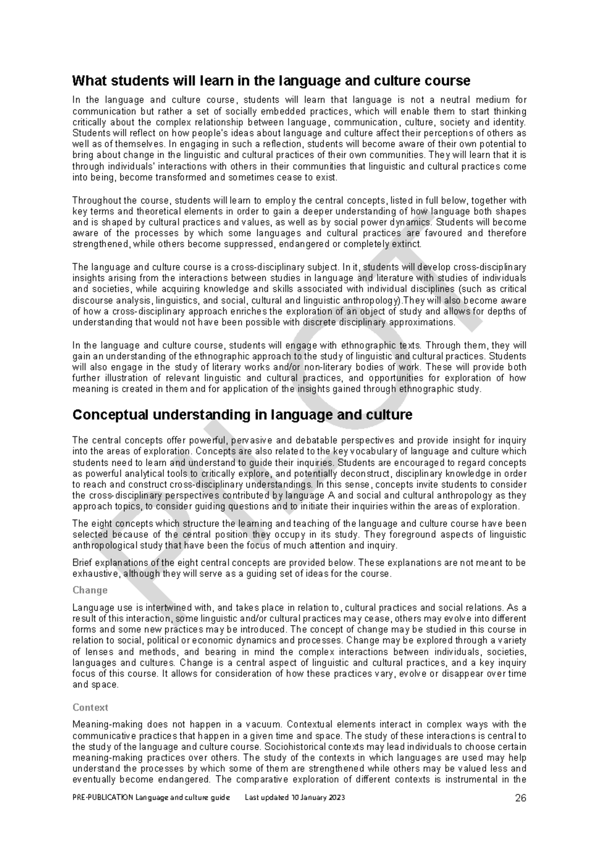 Language and Culture Course: Key Concepts and Insights - Studocu
