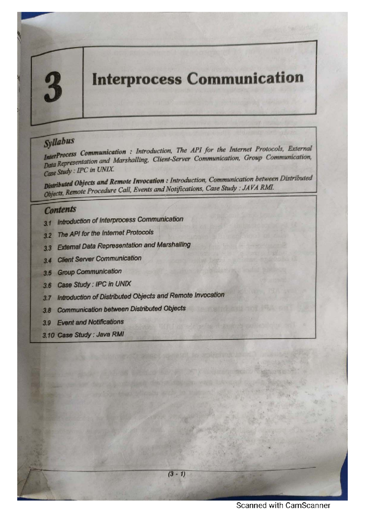 Unit 3: Interprocess Communication Syllabus (DS 301) - Studocu
