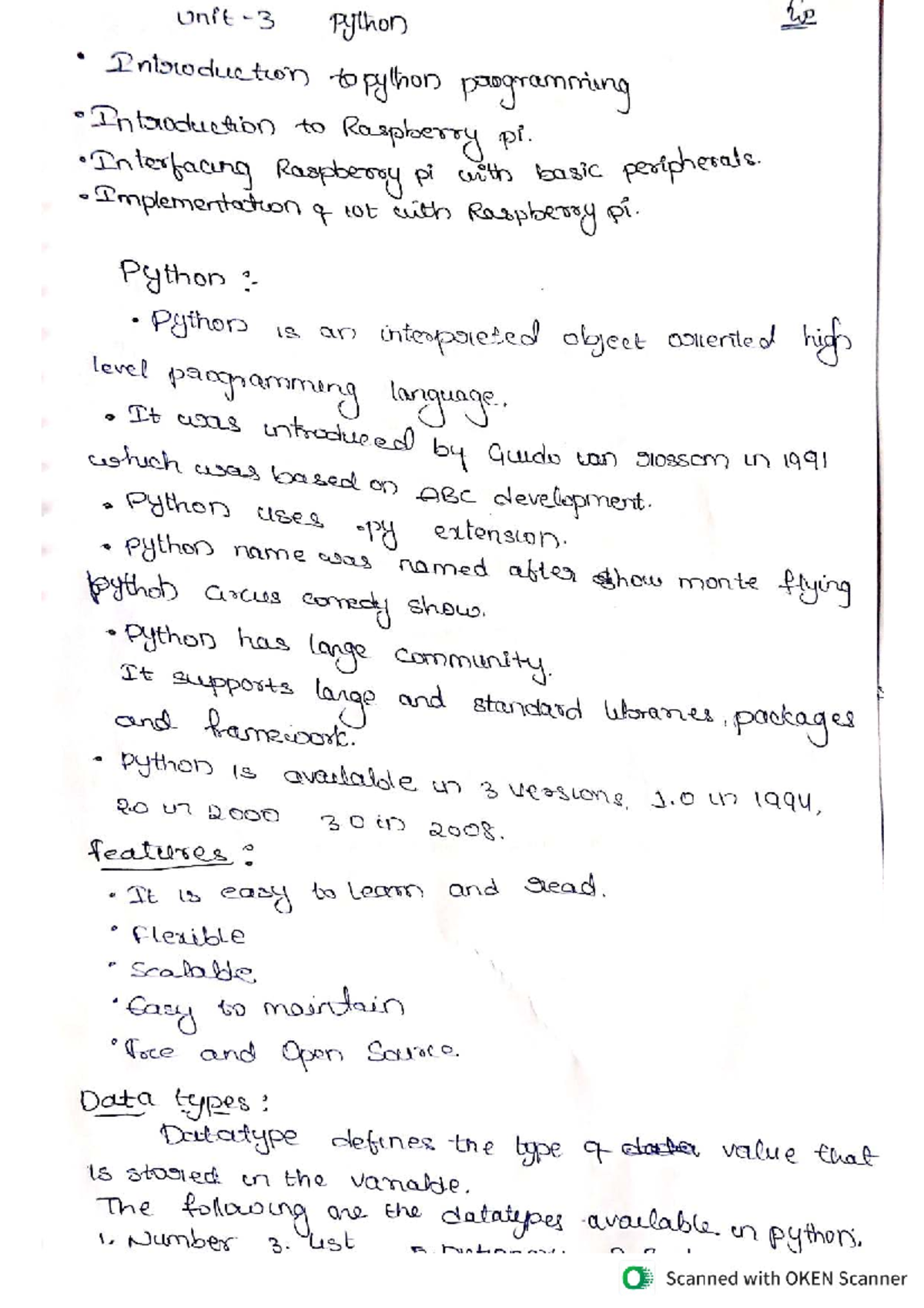 FIOT-3: Introduction to Python Programming & Raspberry Pi Interfacing ...