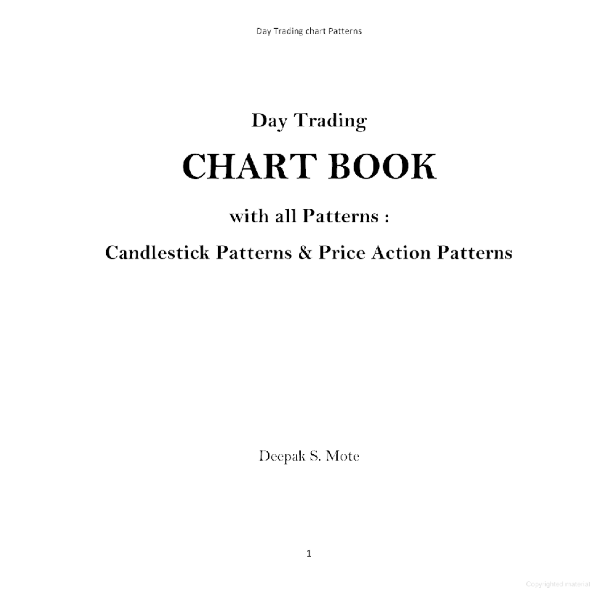 Forex tranding - Day Trading chart Patterns Day Trading CHART BOOK with ...