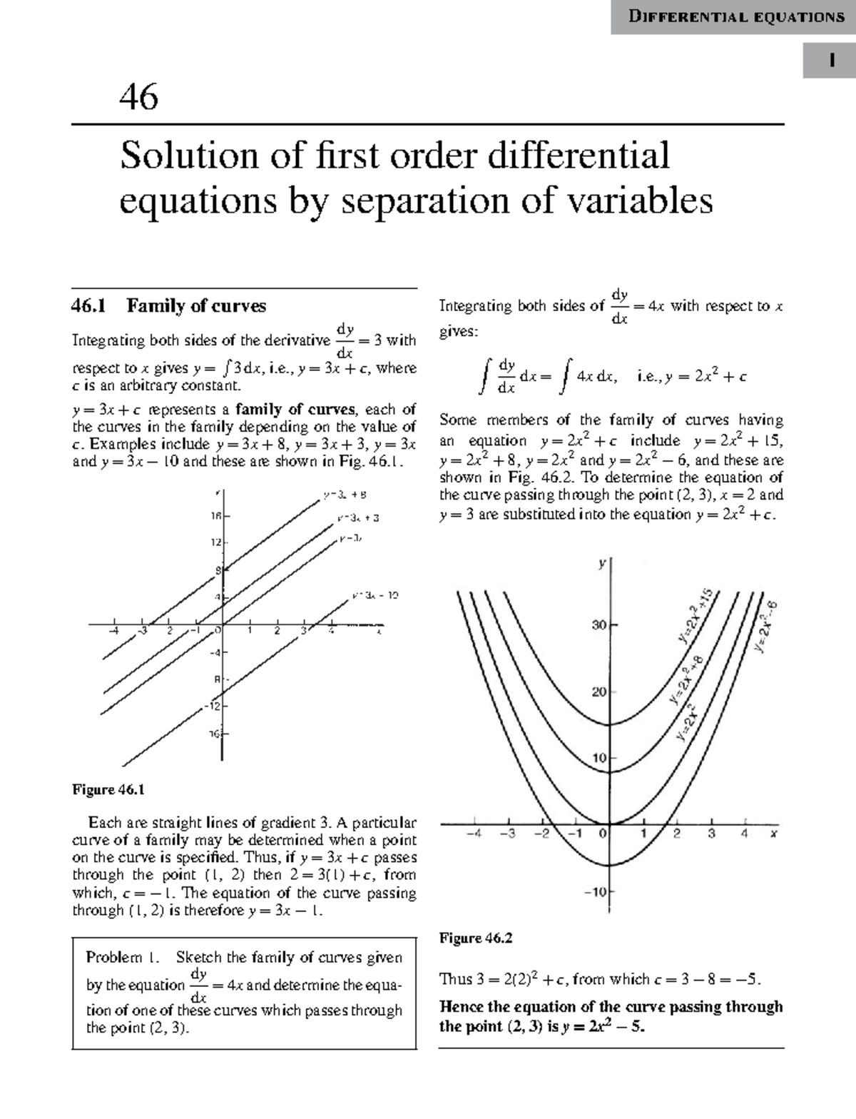 Some Solutions of 1st Order ODEs: Differential Equations I 46 - Studocu