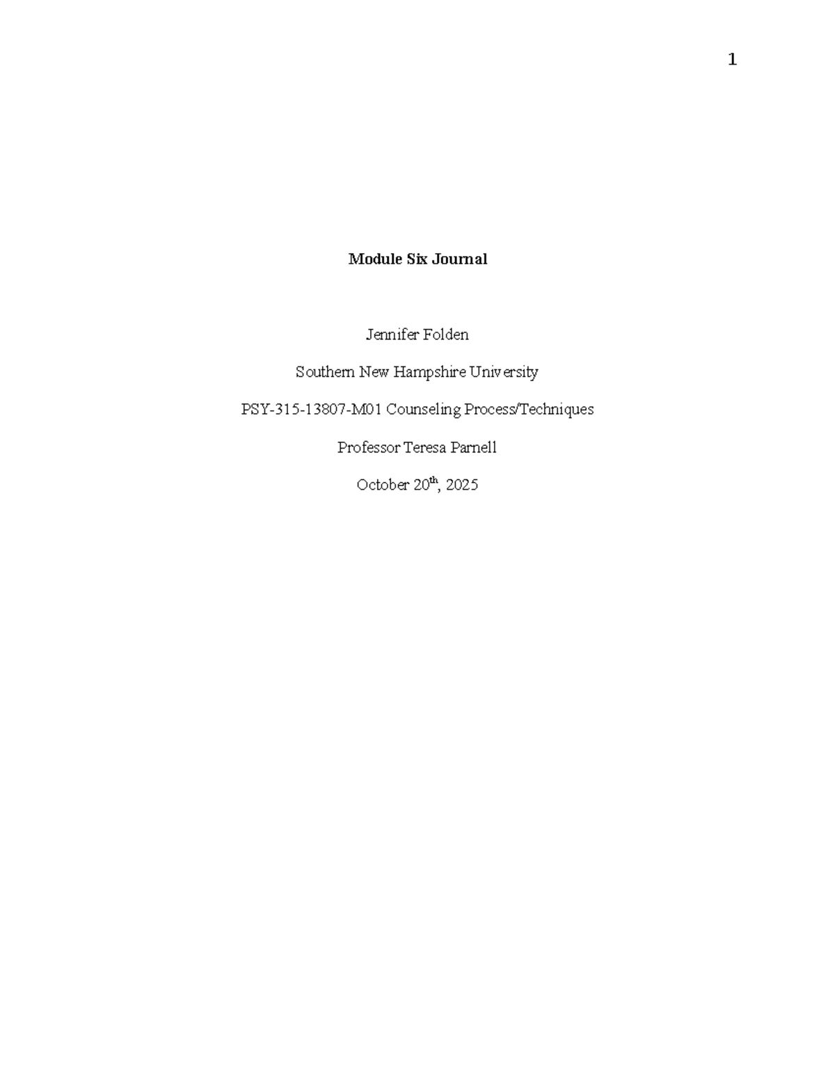 Module 6 Journal: Implicit Bias in Mental Health Care Analysis - Studocu