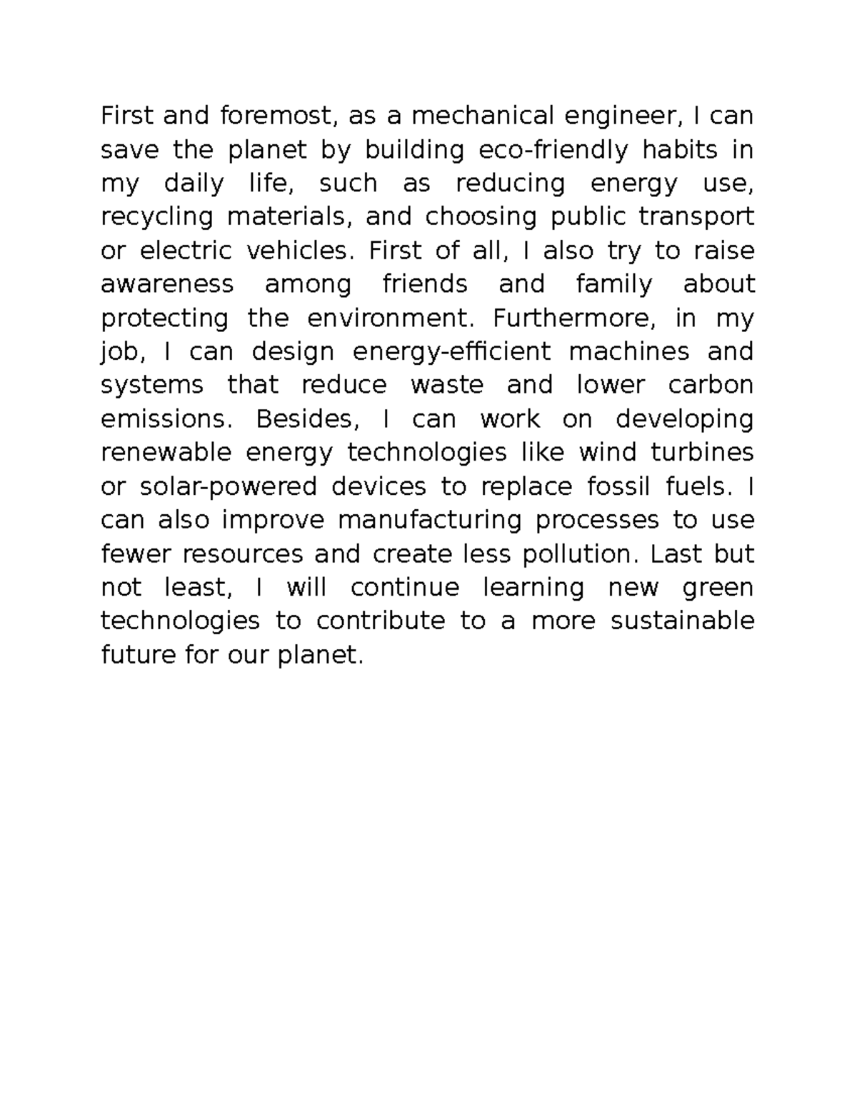 Sustainable Practices in Engineering: U7W1 Final Exam Insights - Studocu