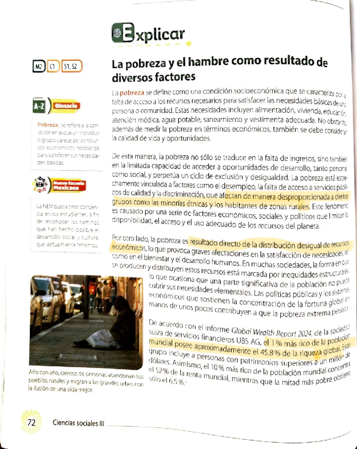 Ciencias Sociales M2: La Pobreza y el Hambre en Contexto Global - Studocu