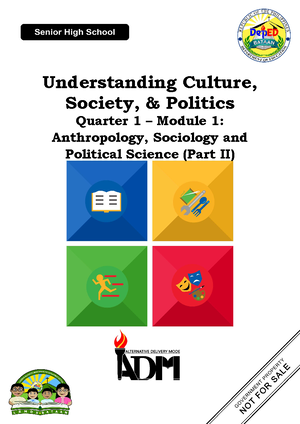 UCSP Q1 Mod4 KDoctolero - Understanding Culture, Society, and Politics ...