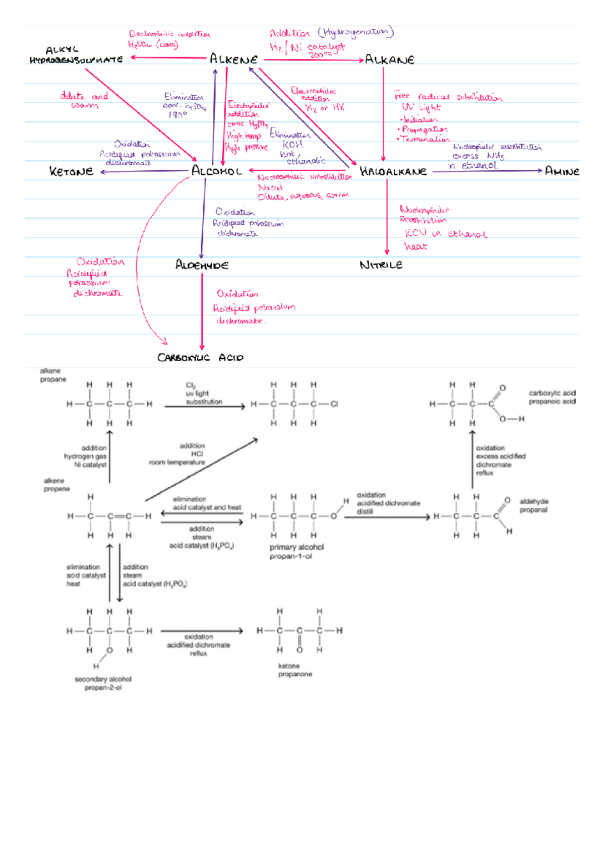 Organic Pathways Map - Google Docs - Electrophilic Addition Addition 