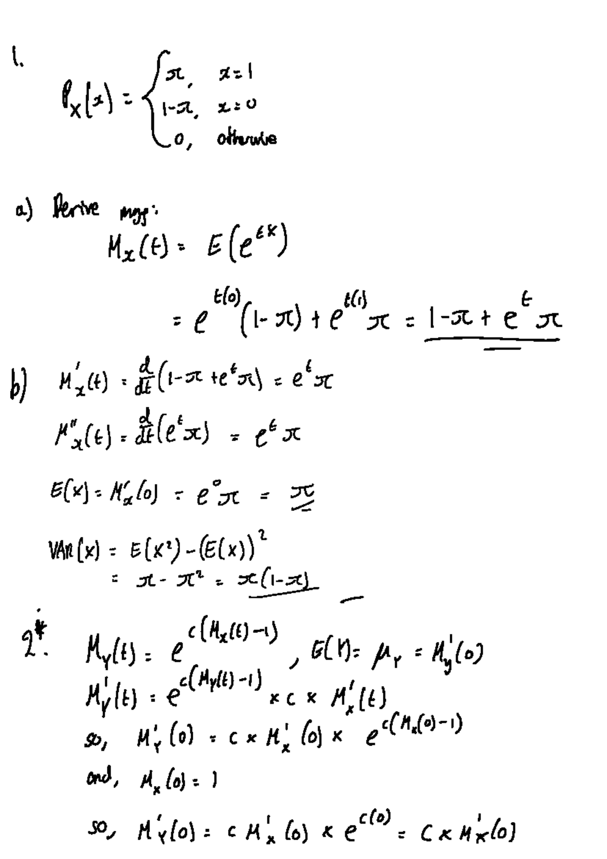 ST102 Problem Set 6 2 - ps6 - 1 RATE Eton a Derive my Mx t E et et ll a ...