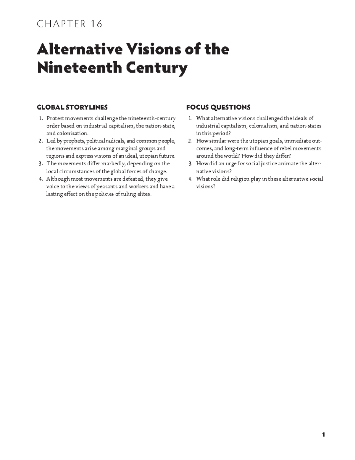 WTWA5e TB Web Optimized PDF Chapter 16: Alternative Visions of the 19th ...
