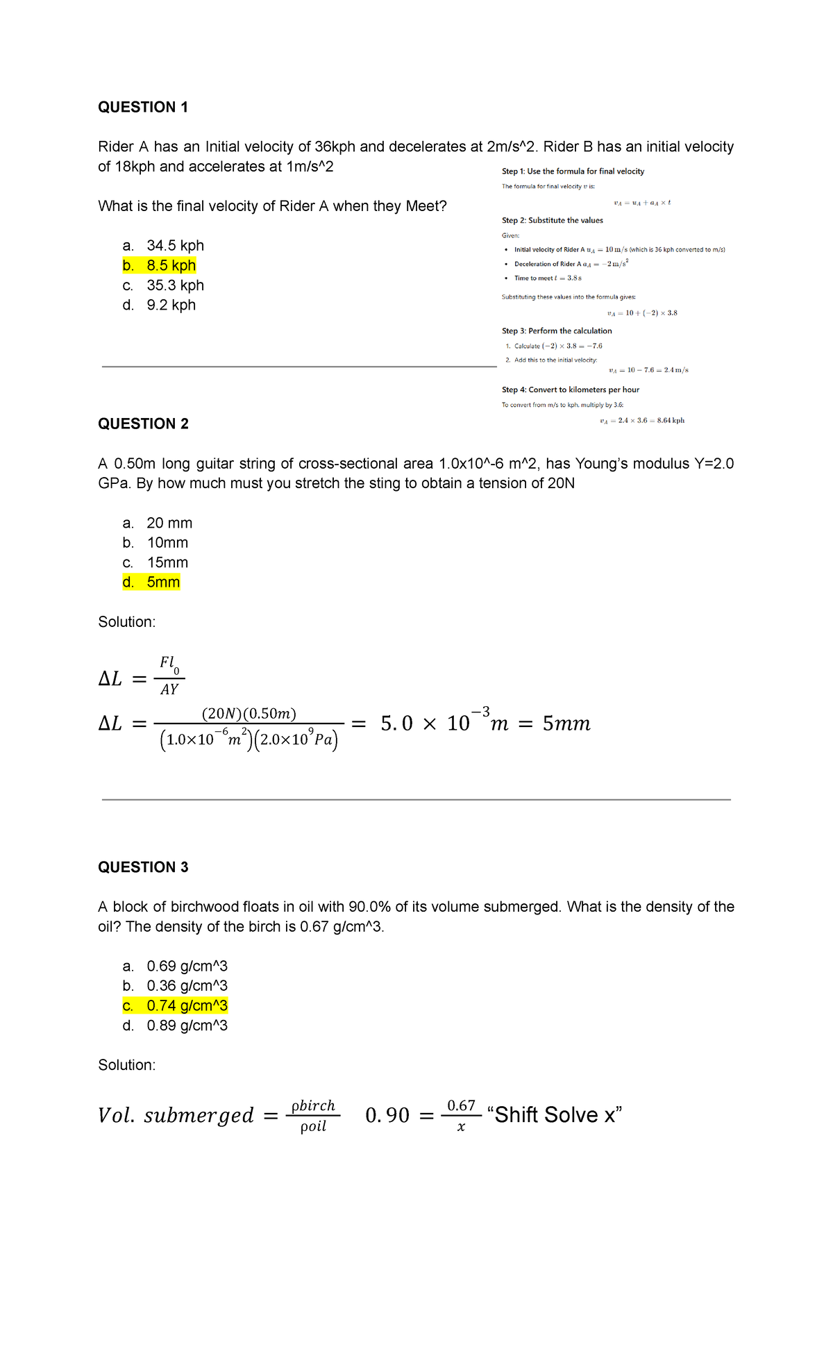 Physics Exit Exam Reviewer: Comprehensive Study Guide for Final Exam ...