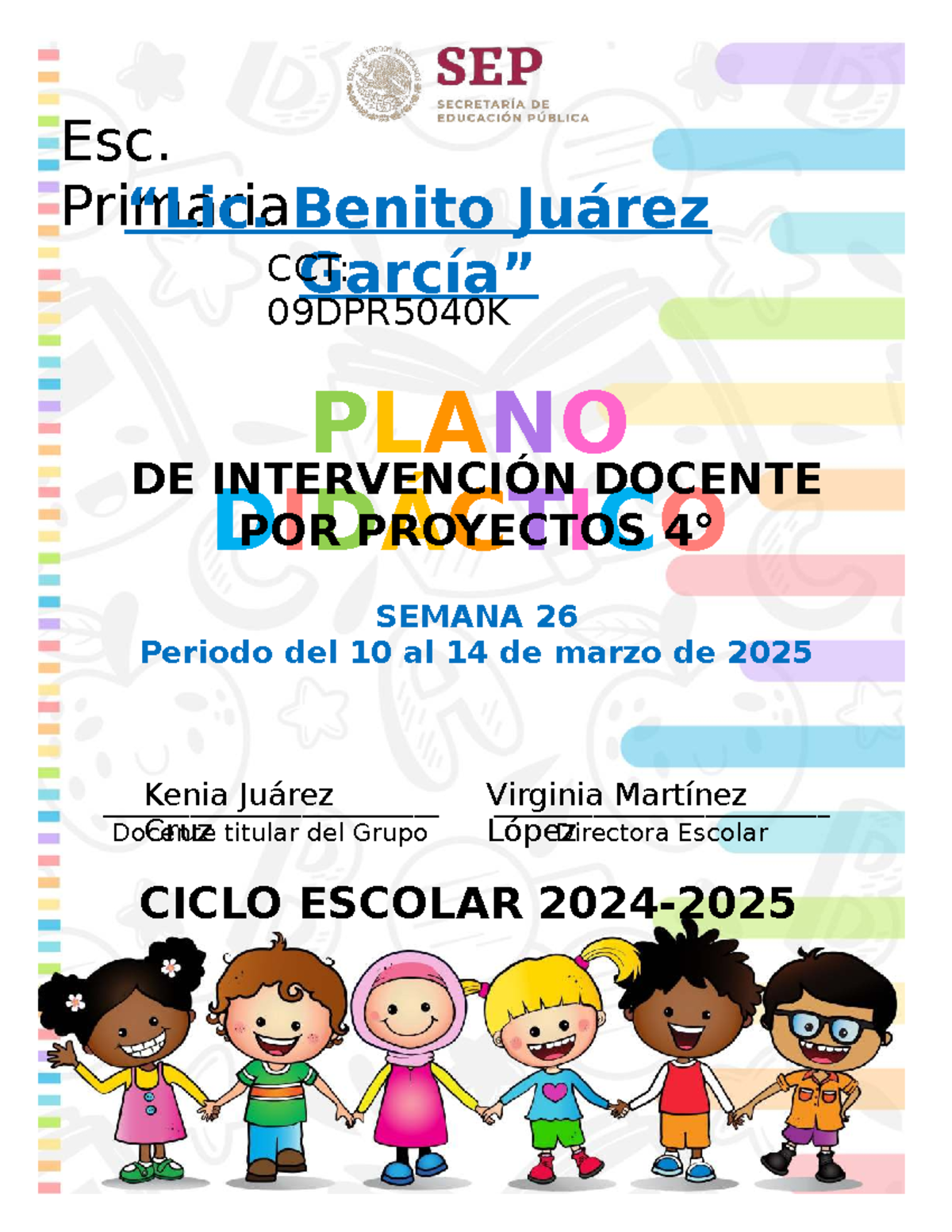 4° SEM26 Planeación de Proyectos Educativos 2024-2025 - Studocu