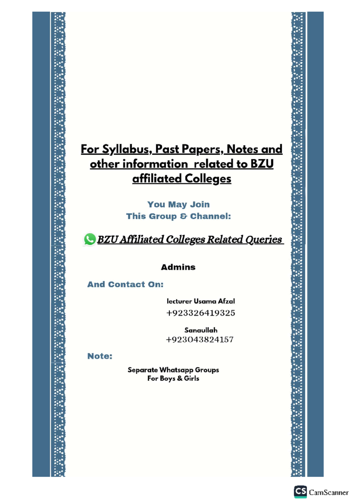 Past Papers for BS Mathematics (6th Sem) - MATH 306 & MATH 308 - Studocu