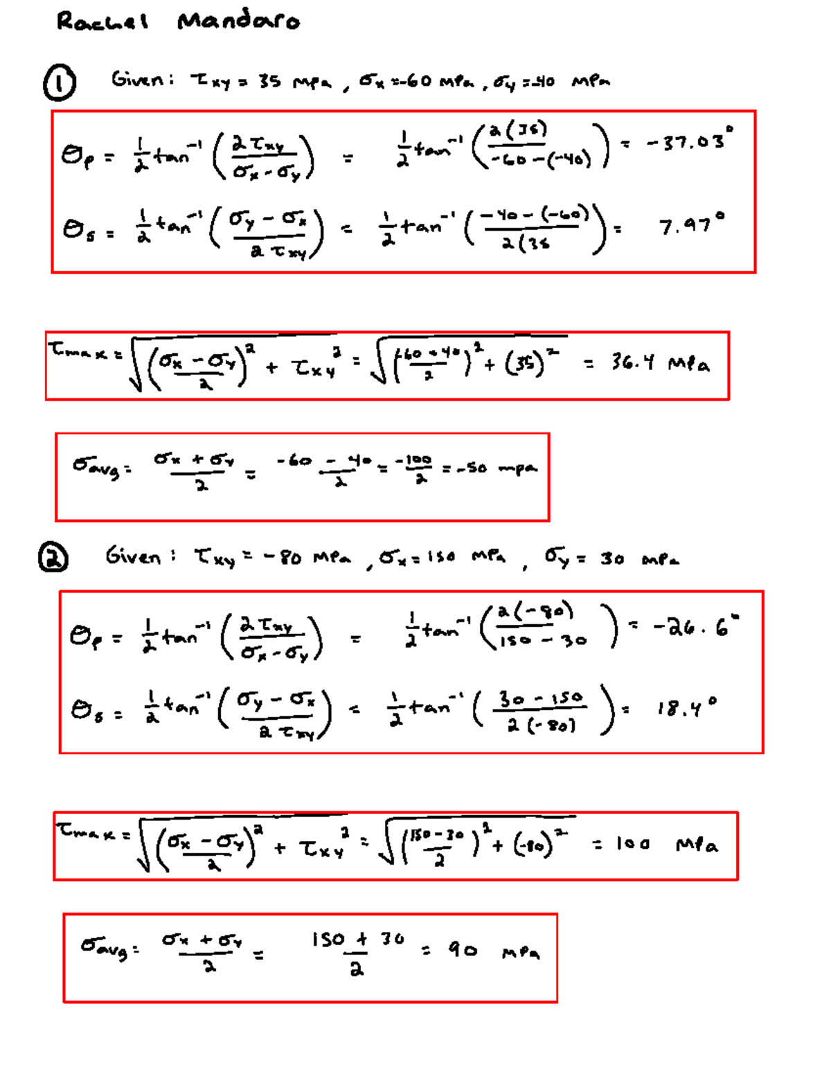 HW 02 - Homework on Stress Analysis and Material Properties - Studocu