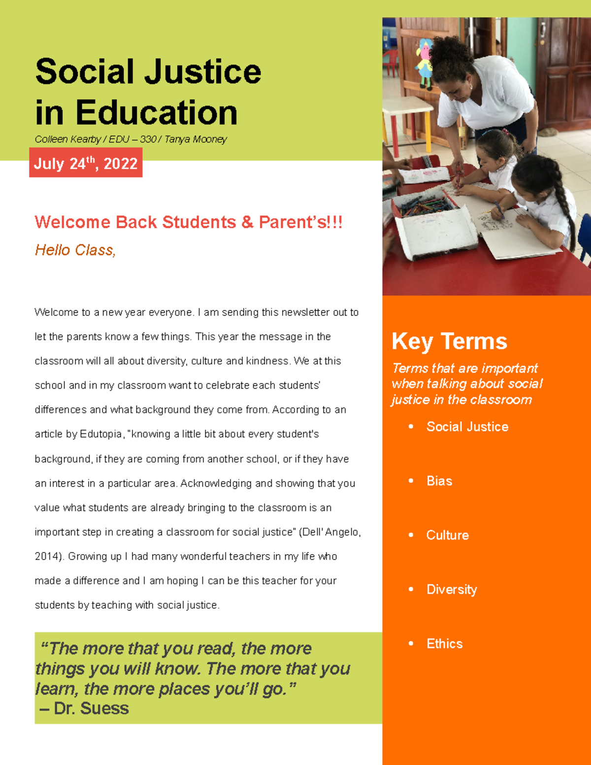 Social Justice in Education newsletter - Social Justice in Education ...