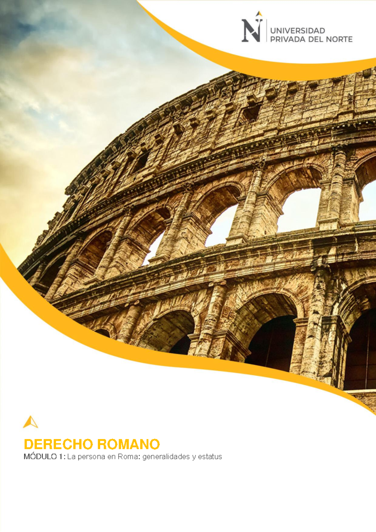La persona en Roma. Generalidades y estatus - DERECHO ROMANO MÓDULO 1 ...