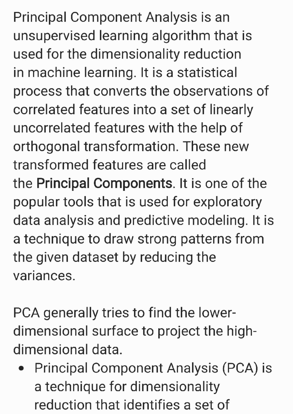 PCA: Understanding principal component analysis for dimensionality ...