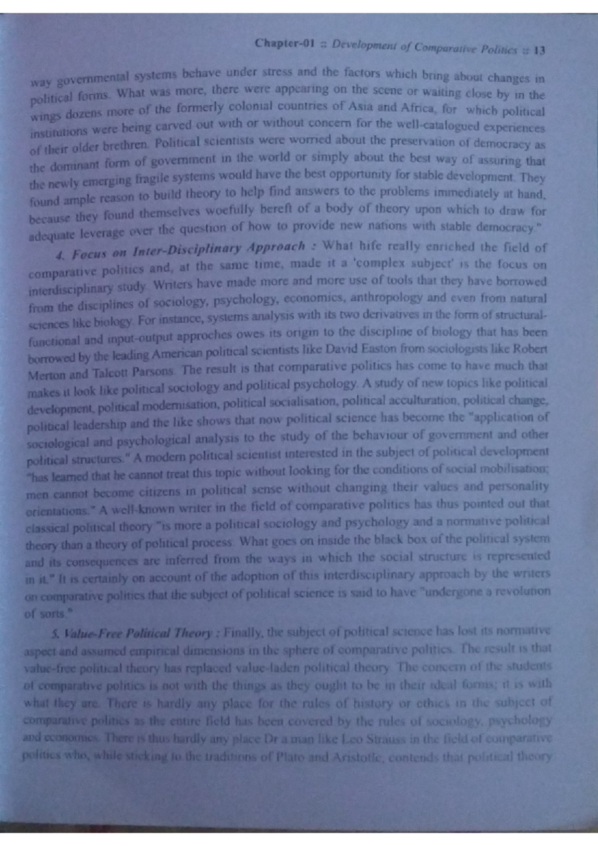 Comparative Politics: The Evolution of Government Systems and Theories ...