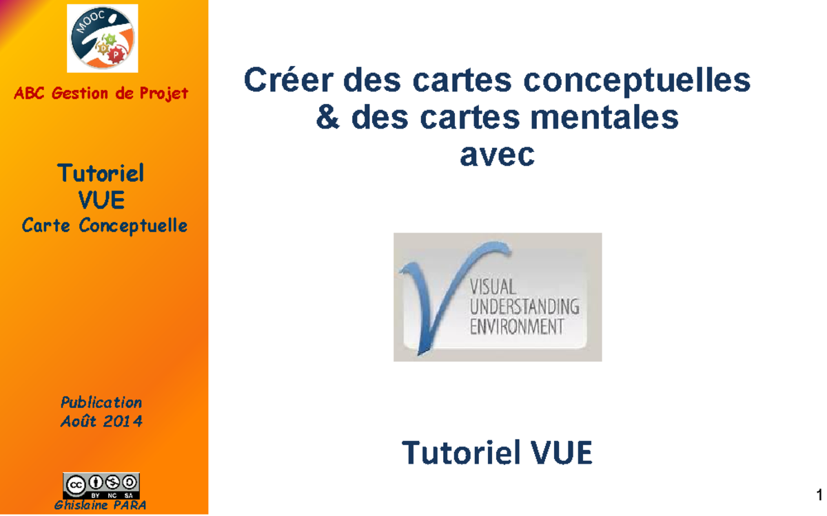 Tutoriel VUE : Créer des Cartes Conceptuelles et Mentales - ABC GP ...