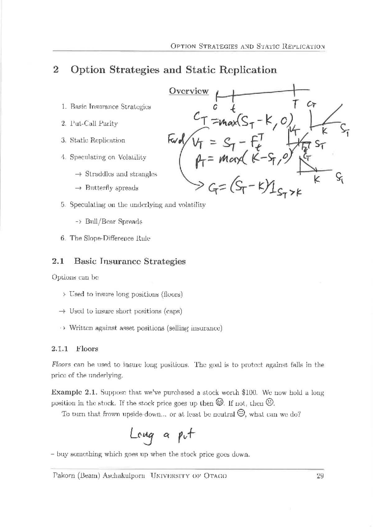 OPTION STRATEGIES AND STATIC REPLICATION: A Comprehensive Guide for ...