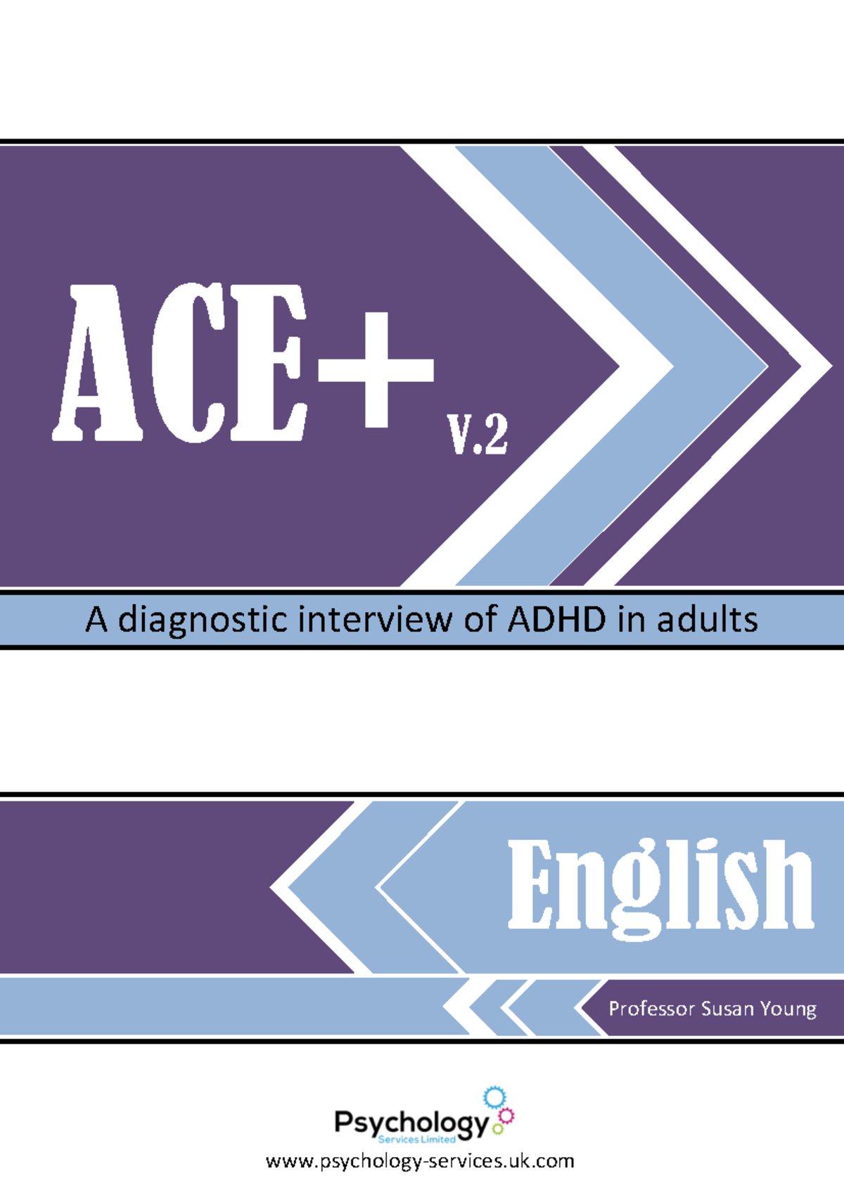 ACEplus 2 English - ADHD Assessment and Diagnosis in Adults - Studocu