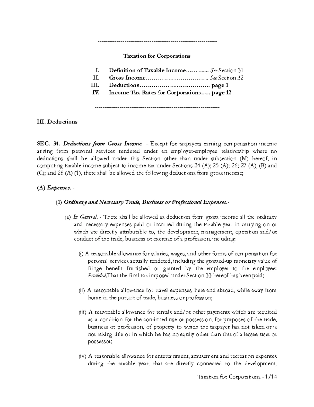 2024 Version - Pure Compensation Income Tax Rates & Definitions - Studocu