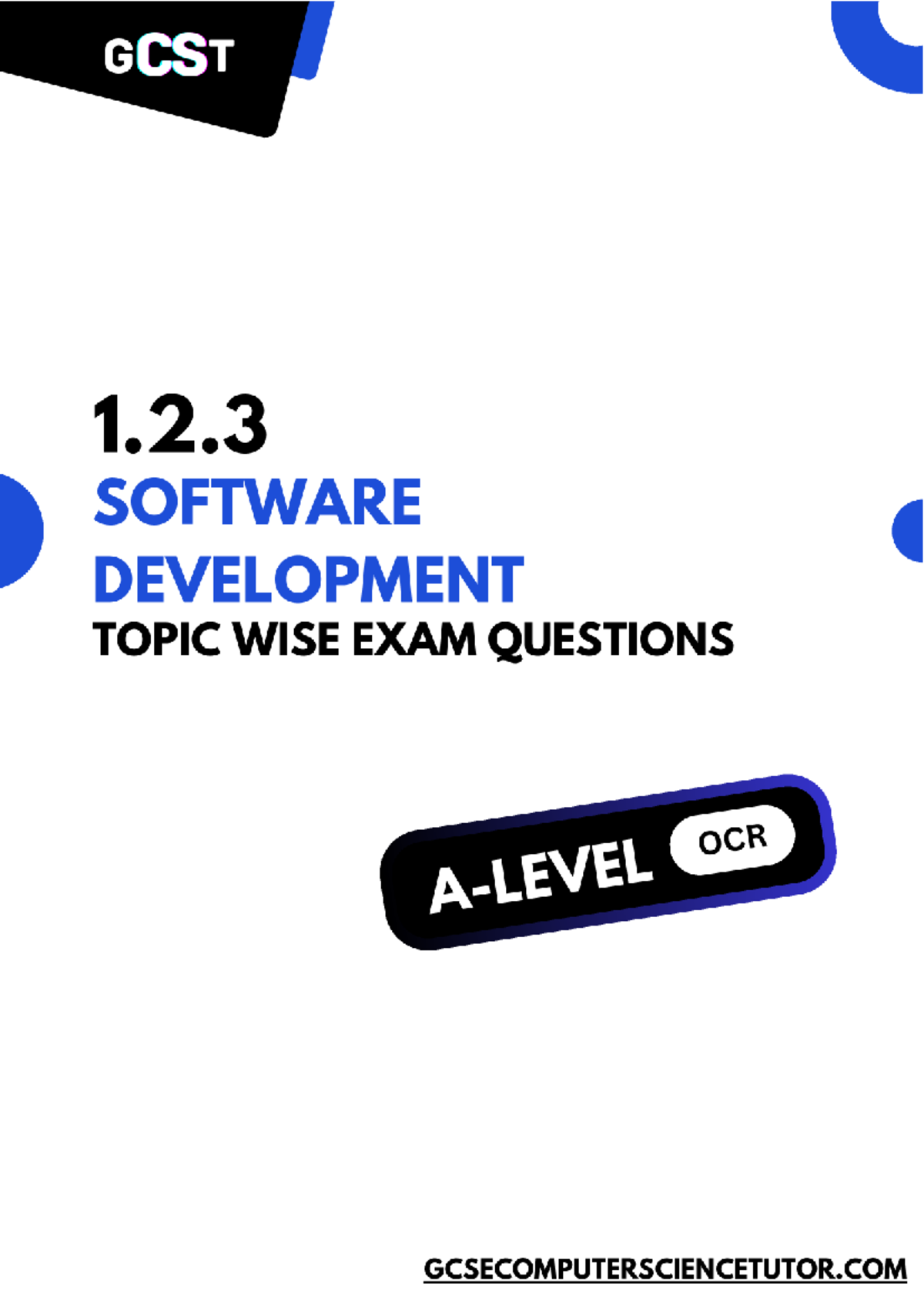 GCST 1.2.3 Software Development Methodologies Exam Questions - Studocu