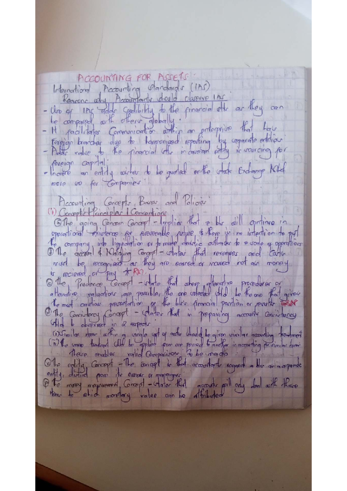 Accounting for Assets - Notes (ACCT 101) - Studocu