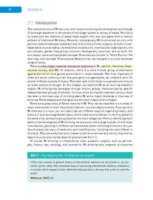 Major Theories of Realism in International Relations (IR 101) - Studocu