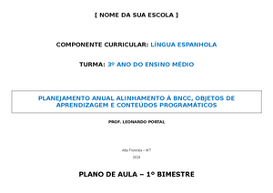 PLANO DE DIDÁTICA: EEB PROF NICOLA BAPTISTA - SEQUÊNCIA 03 - Studocu