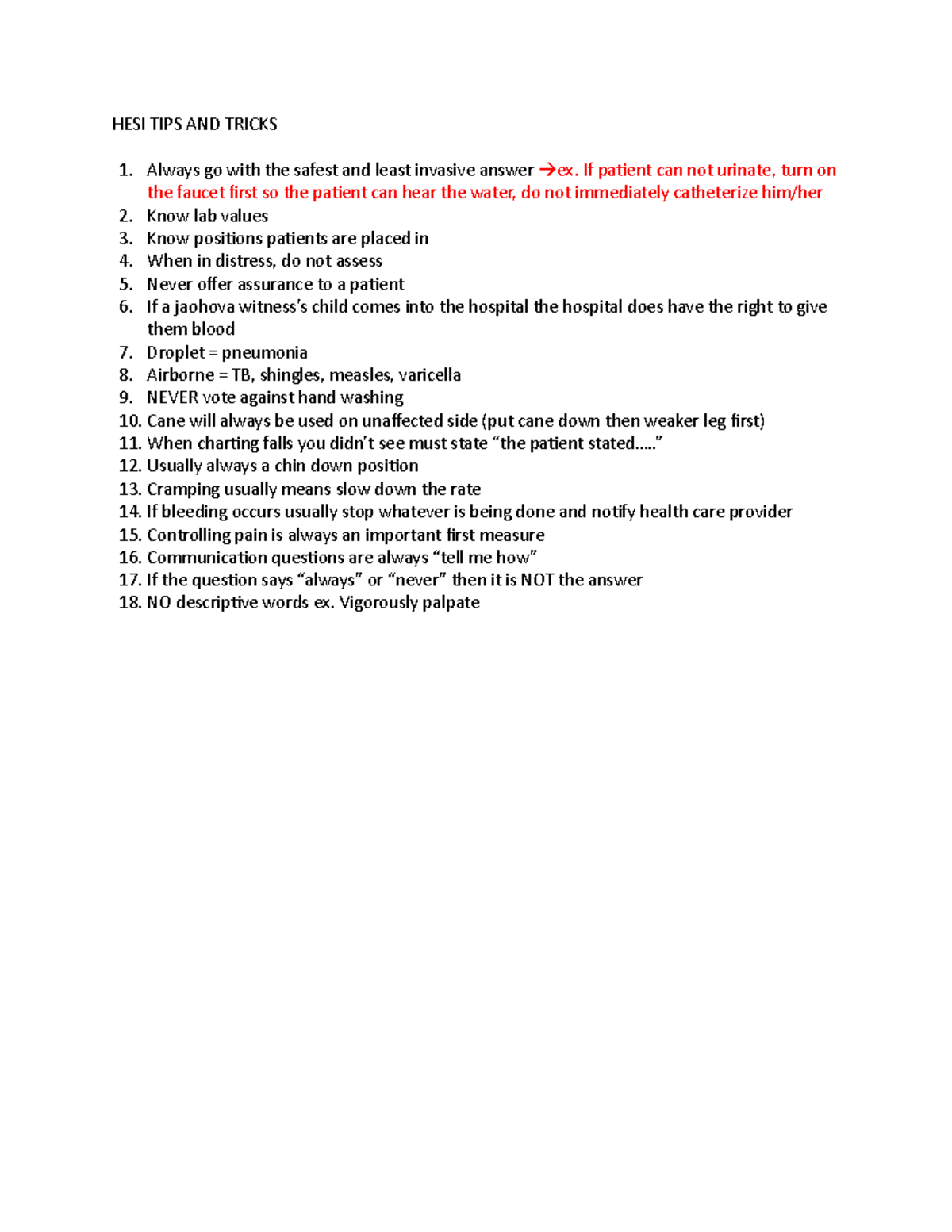 HESI Exam Tips & Tricks for Success - Essential Study Guide - Studocu