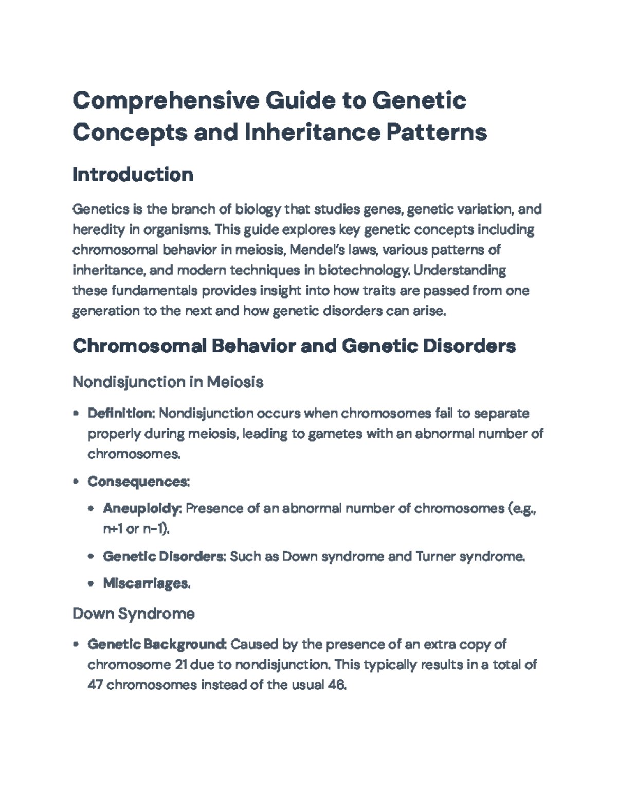 Genetics 101: Comprehensive Guide to Genetic Concepts & Inheritance ...