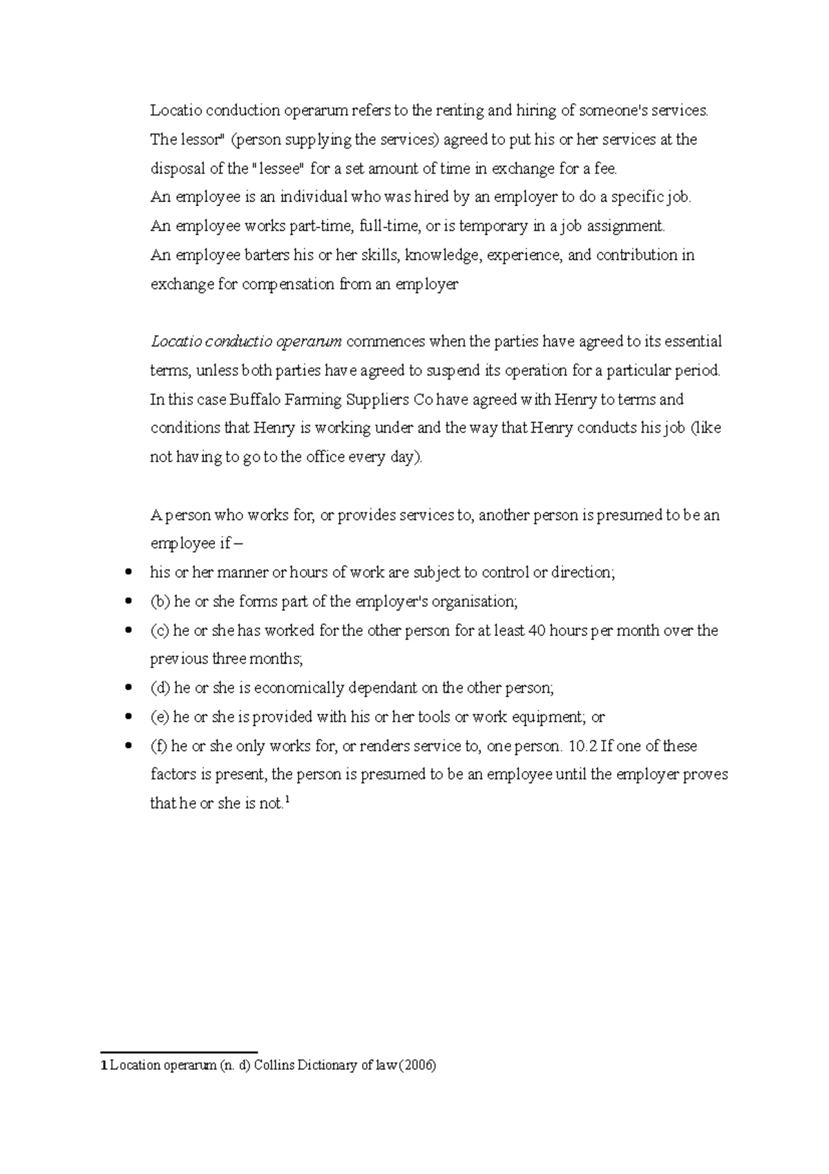 LEL 313E - Individual Labour Law Assignment Analysis and Case Studies ...