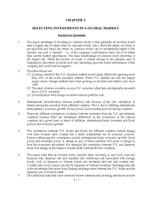 Sm16 - SOLUTION MANUAL - CHAPTER 16 TECHNICAL ANALYSIS Answers to ...