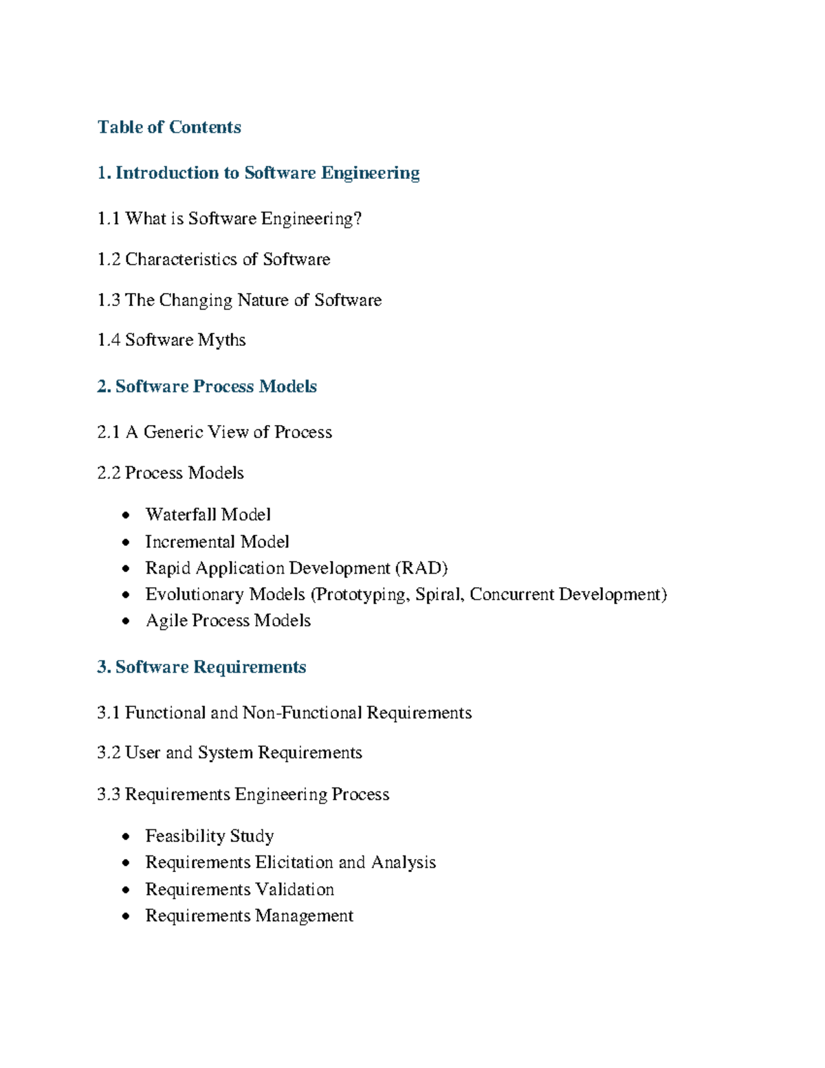 Software Engineering - Comprehensive Notes for SE 101 Course - Studocu