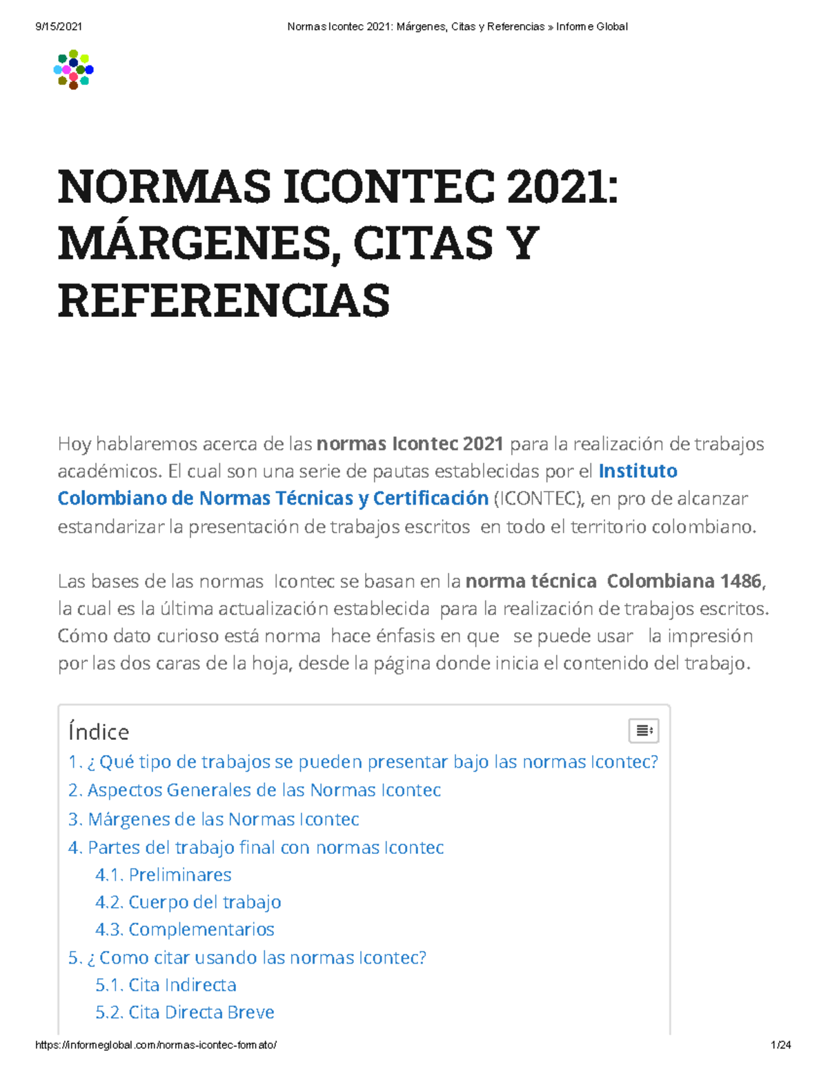 Como Citar Imagenes Segun Norma Icontec – WWKM