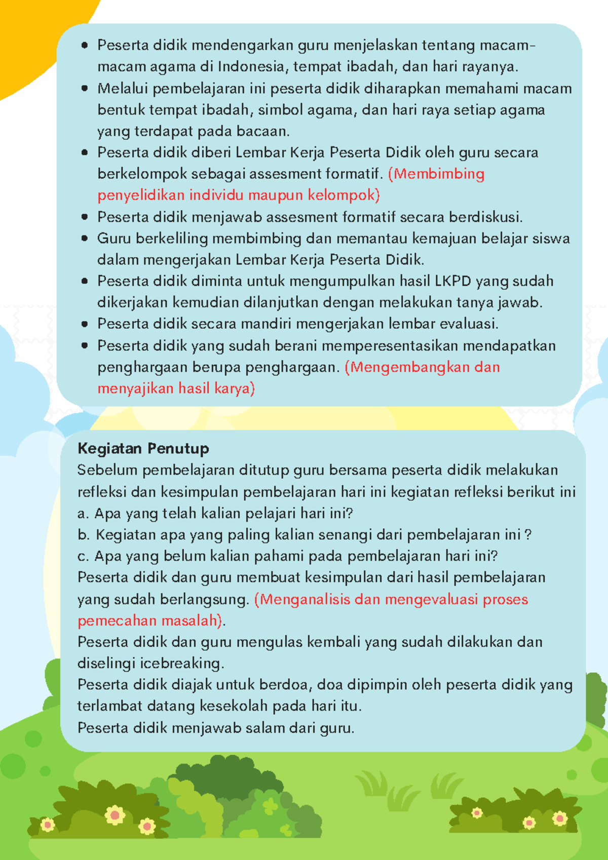 Modul Pembelajaran Agama di Indonesia: Tempat Ibadah & Hari Raya - Studocu