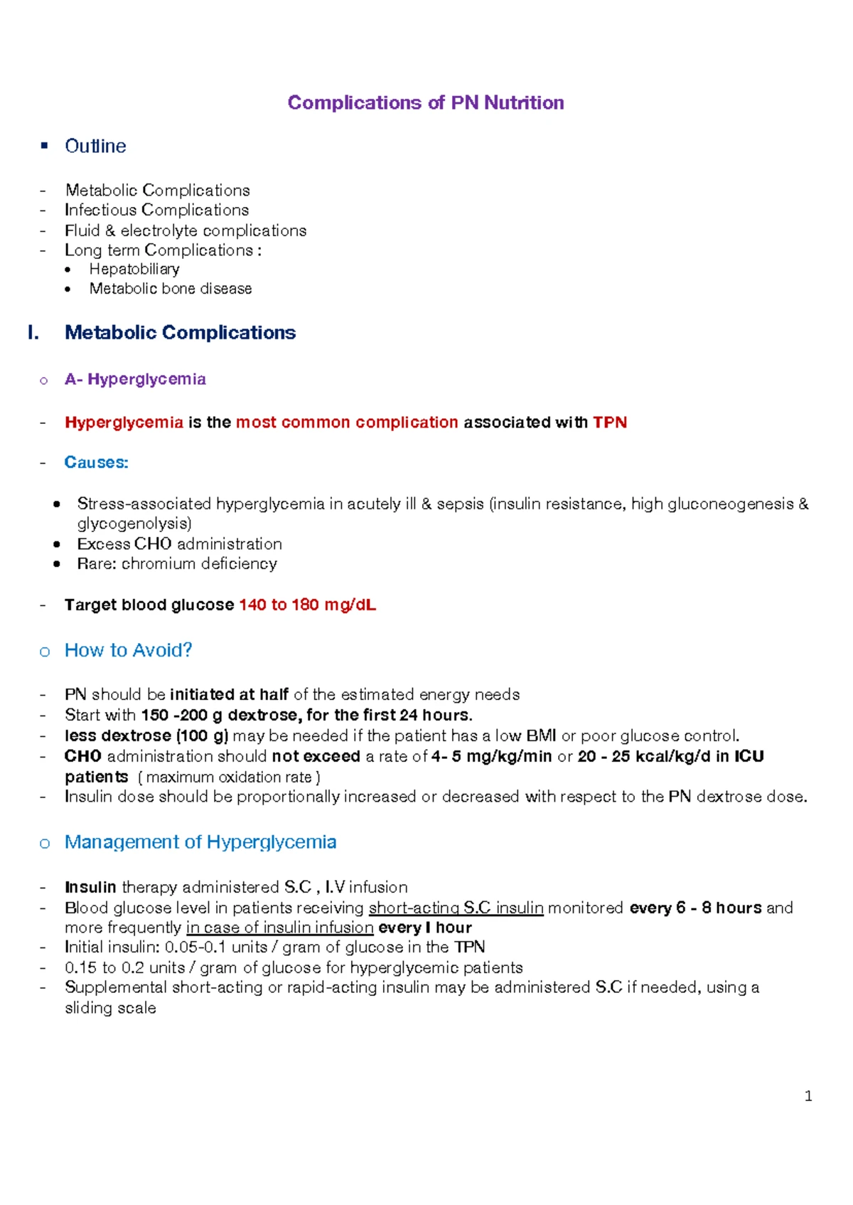 PN 2 - Parenteral Nutrition Formulations Pt4 - § National Standards for ...