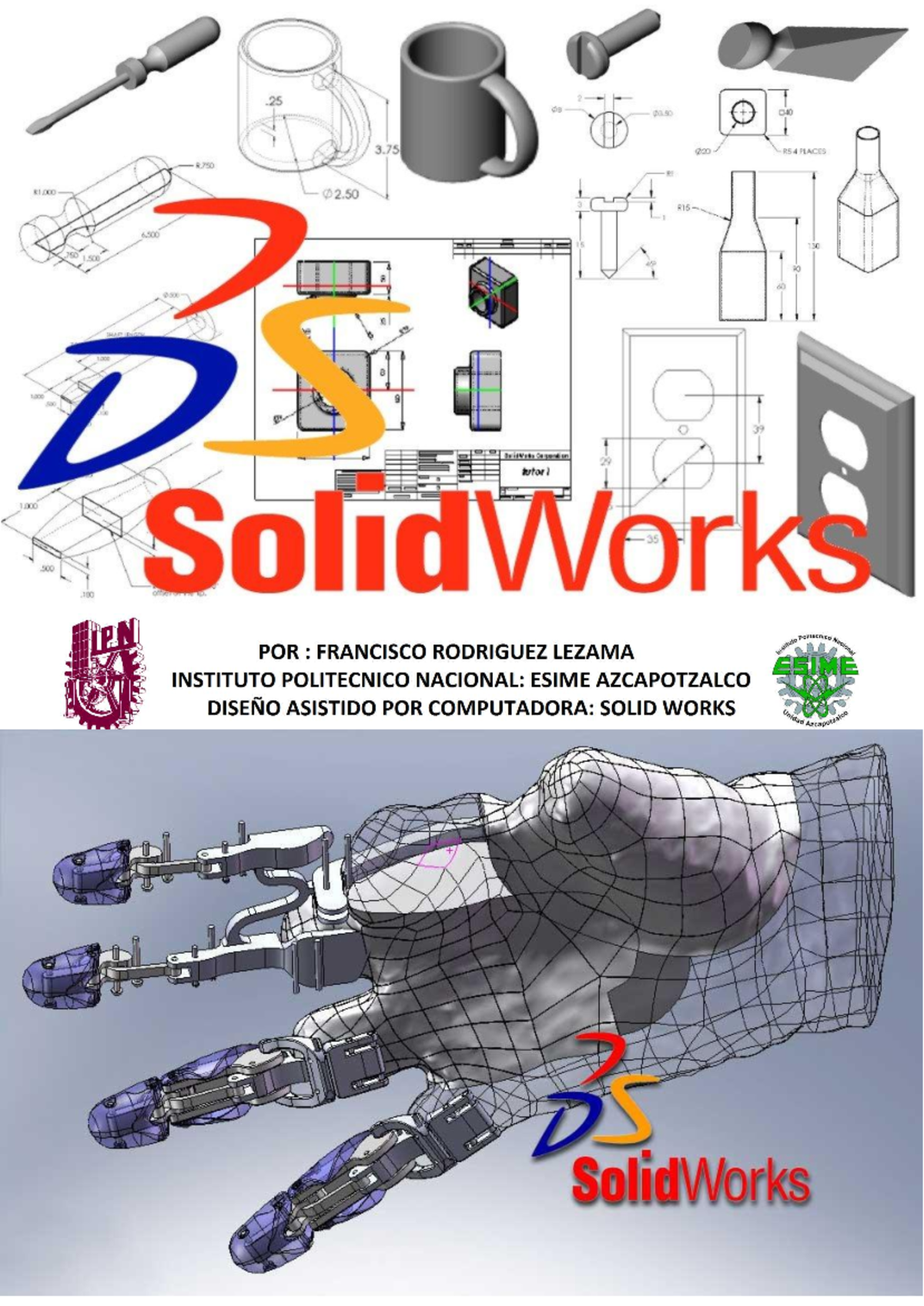 Prácticas de SolidWorks para Diseño Asistido - ESIME Azcapotzalco - Document Preview