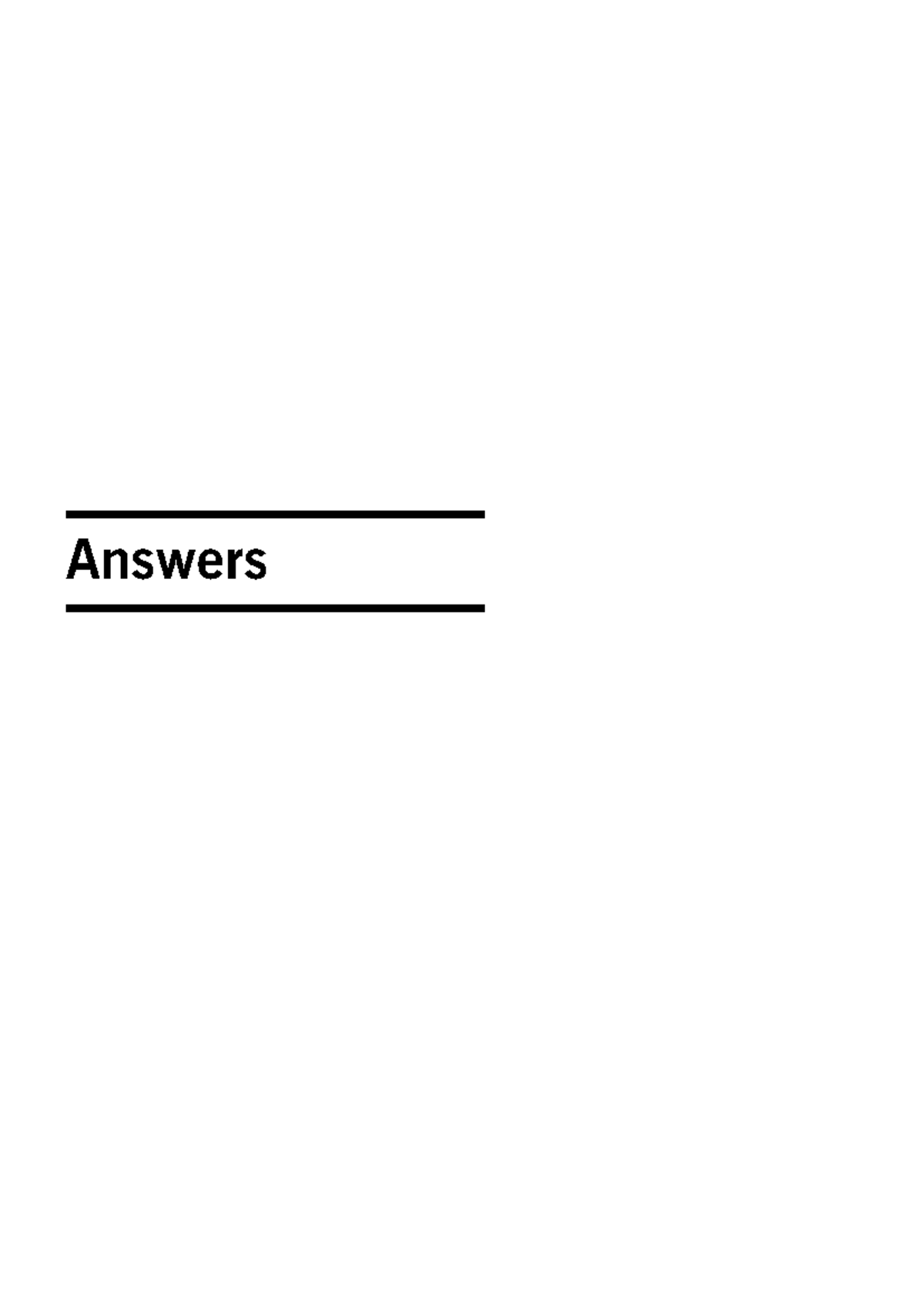 P5 2009 Dec Exam Answers - ACCA Advanced Performance Management - Studocu