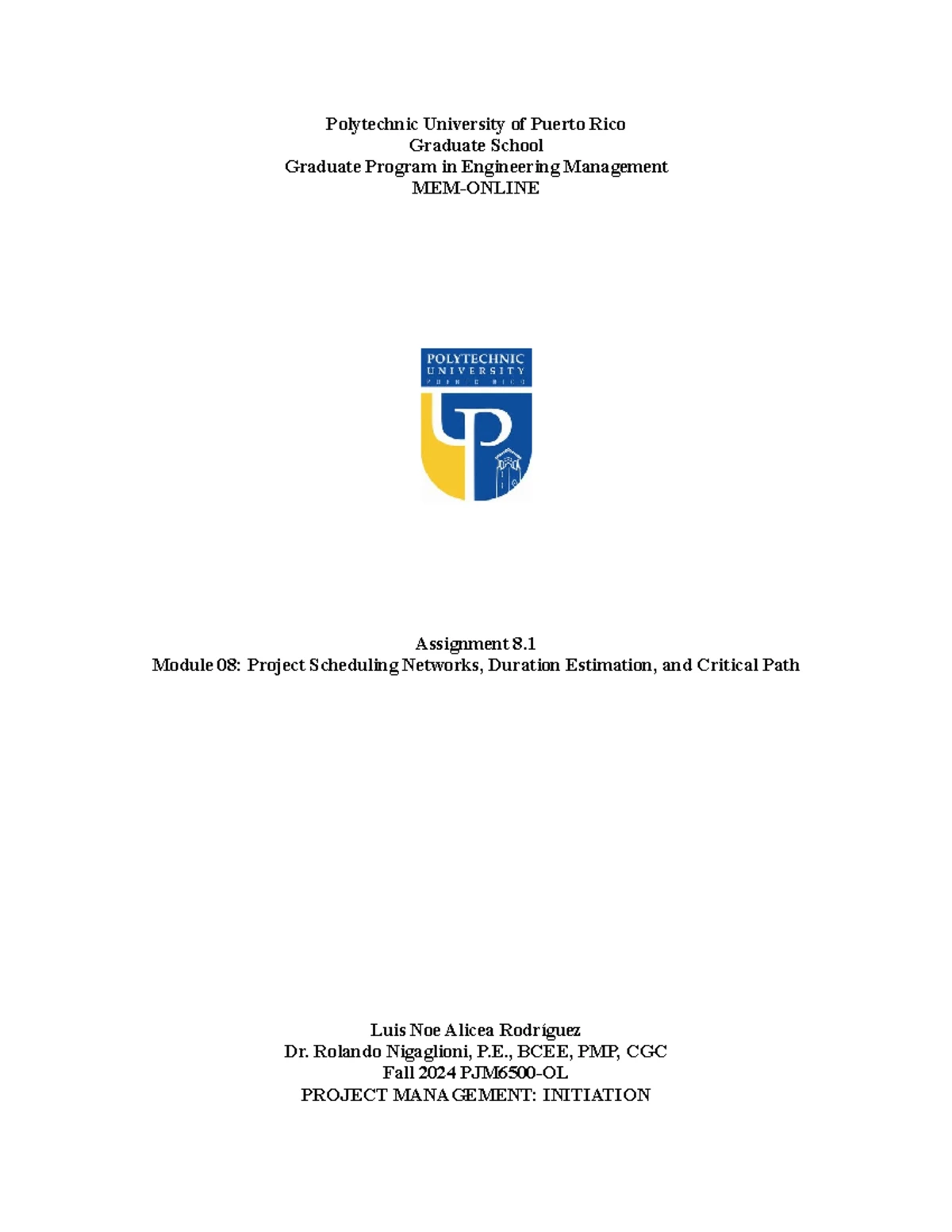 Assignment 5.1 Module 05- Project Team Building, Conflict, and ...