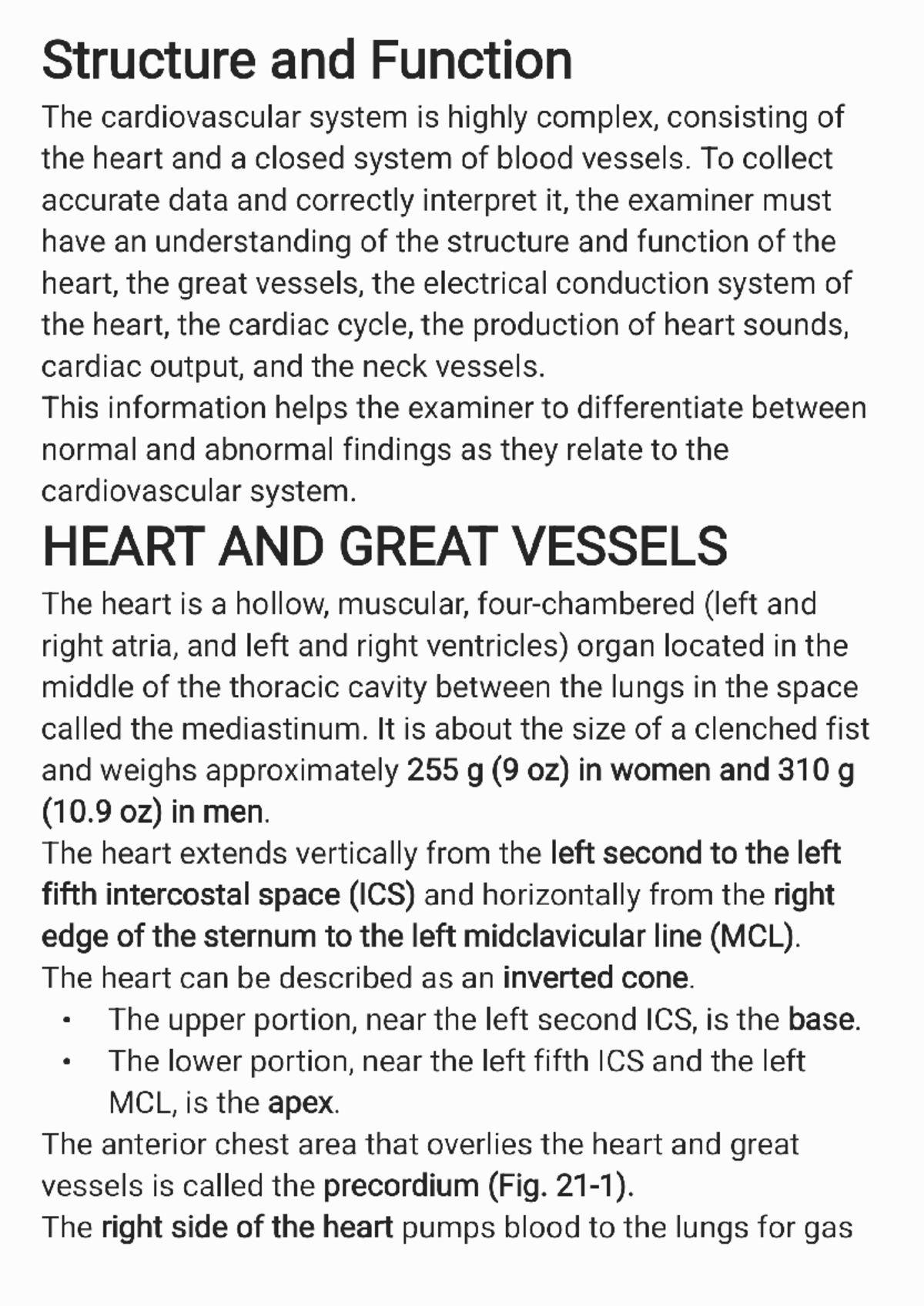 Cardiovascular System Structure & Function: Health & Neck Vessels - Studocu