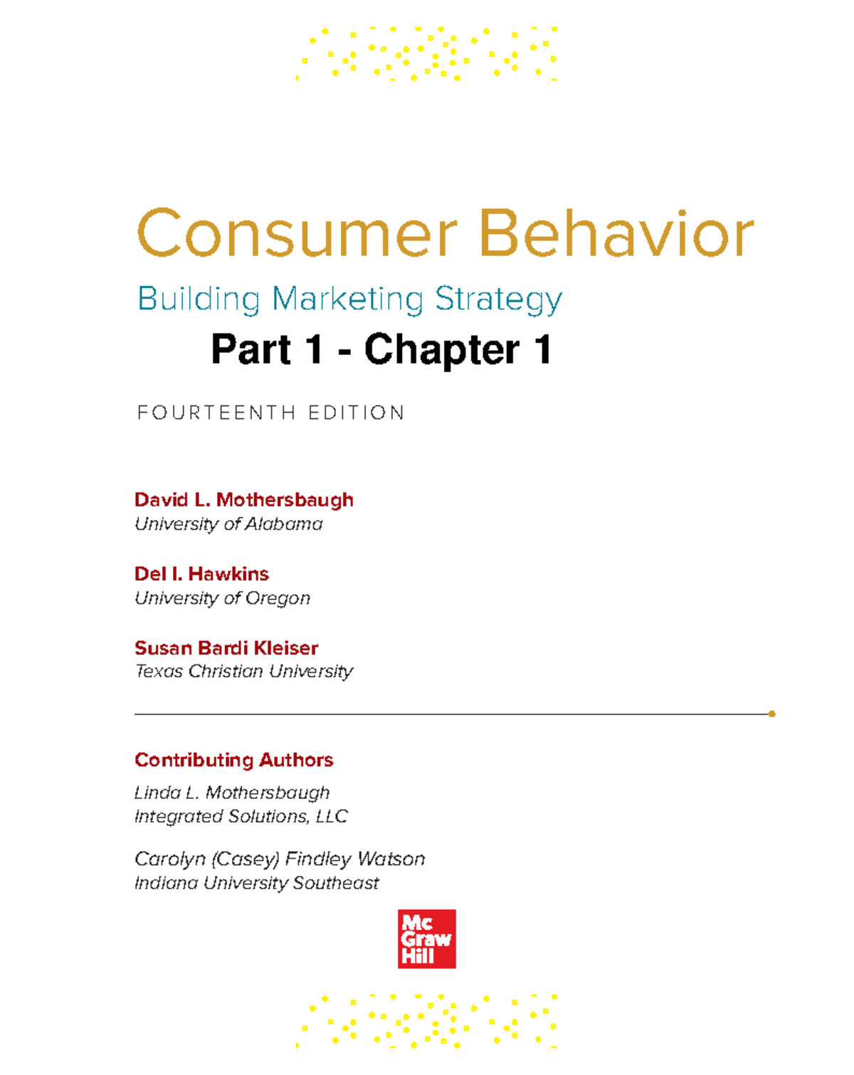 Consumer Behavior for Building Marketing Strategy - Consumer Behavior ...