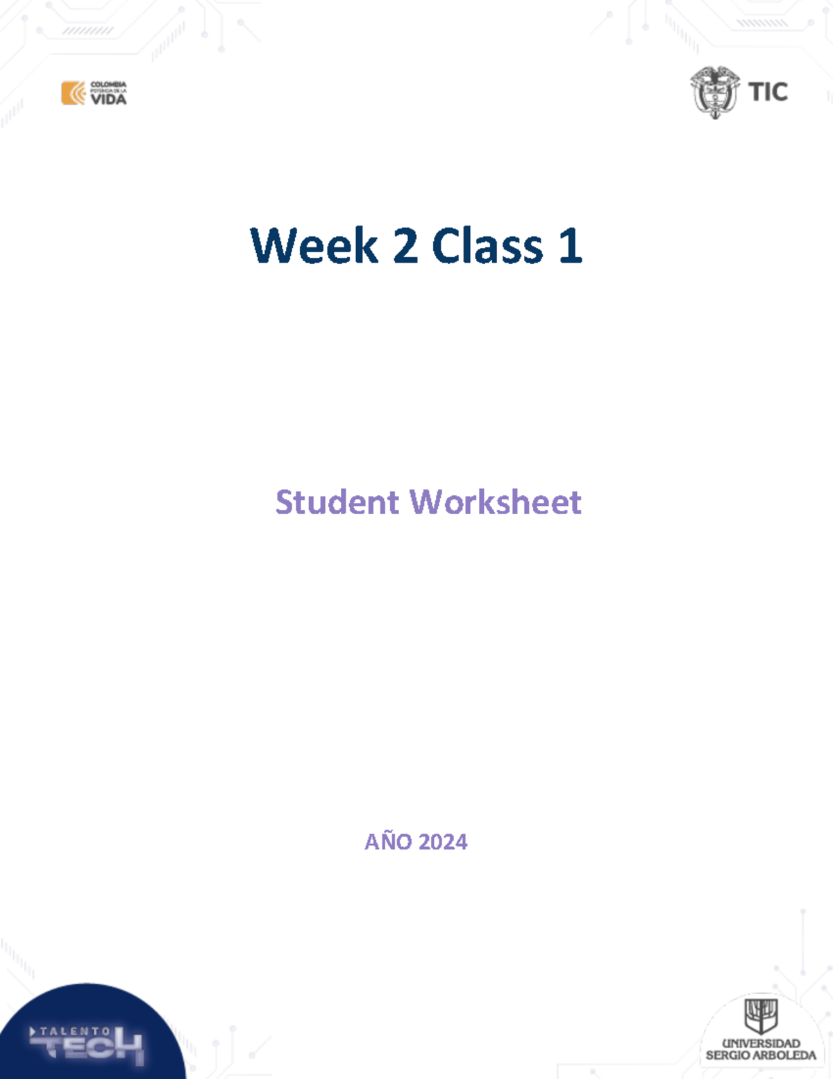 W2 C1 Student Worksheet 2 - Python "While" Loops Overview - Studocu
