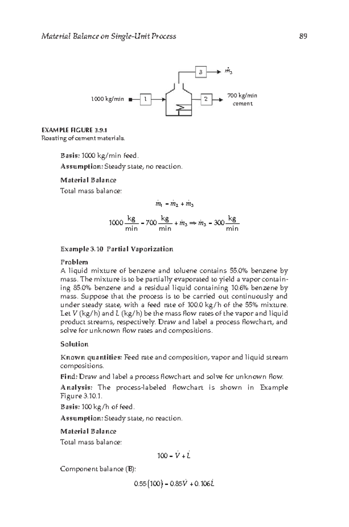 Principles of Chemical Engineering-17 - Material Balance on Single-Unit ...