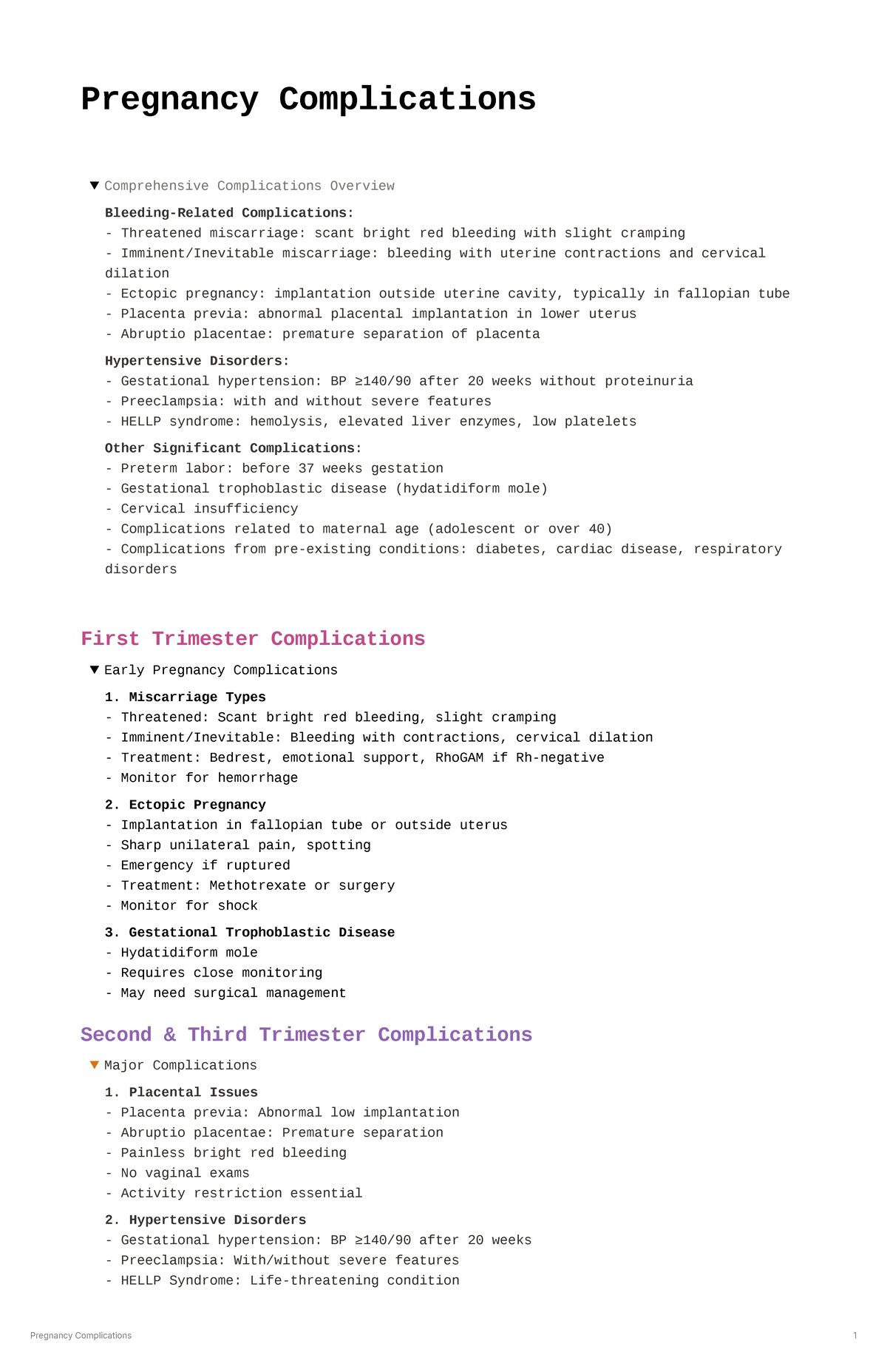 Pregnancy Complications Overview: Key Risks & Management Strategies ...